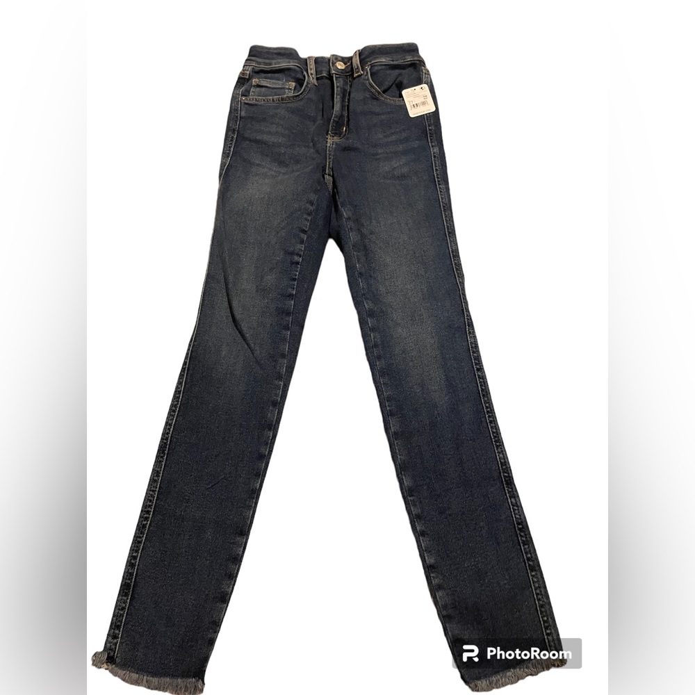 Free People - We the Free high waist crop raw hem Jeans